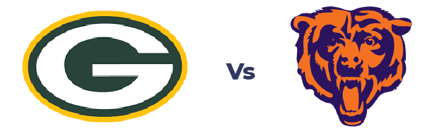 Green Bay Packers and Chicago Bears logos