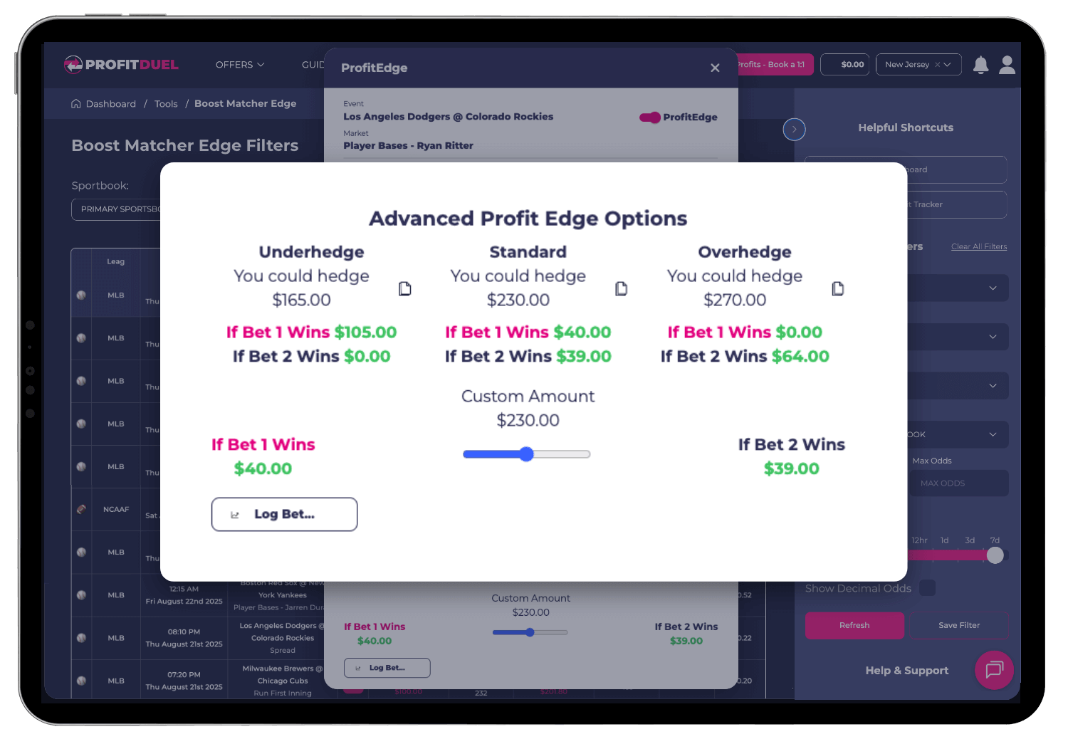 Boost matcher edge main Screen 2