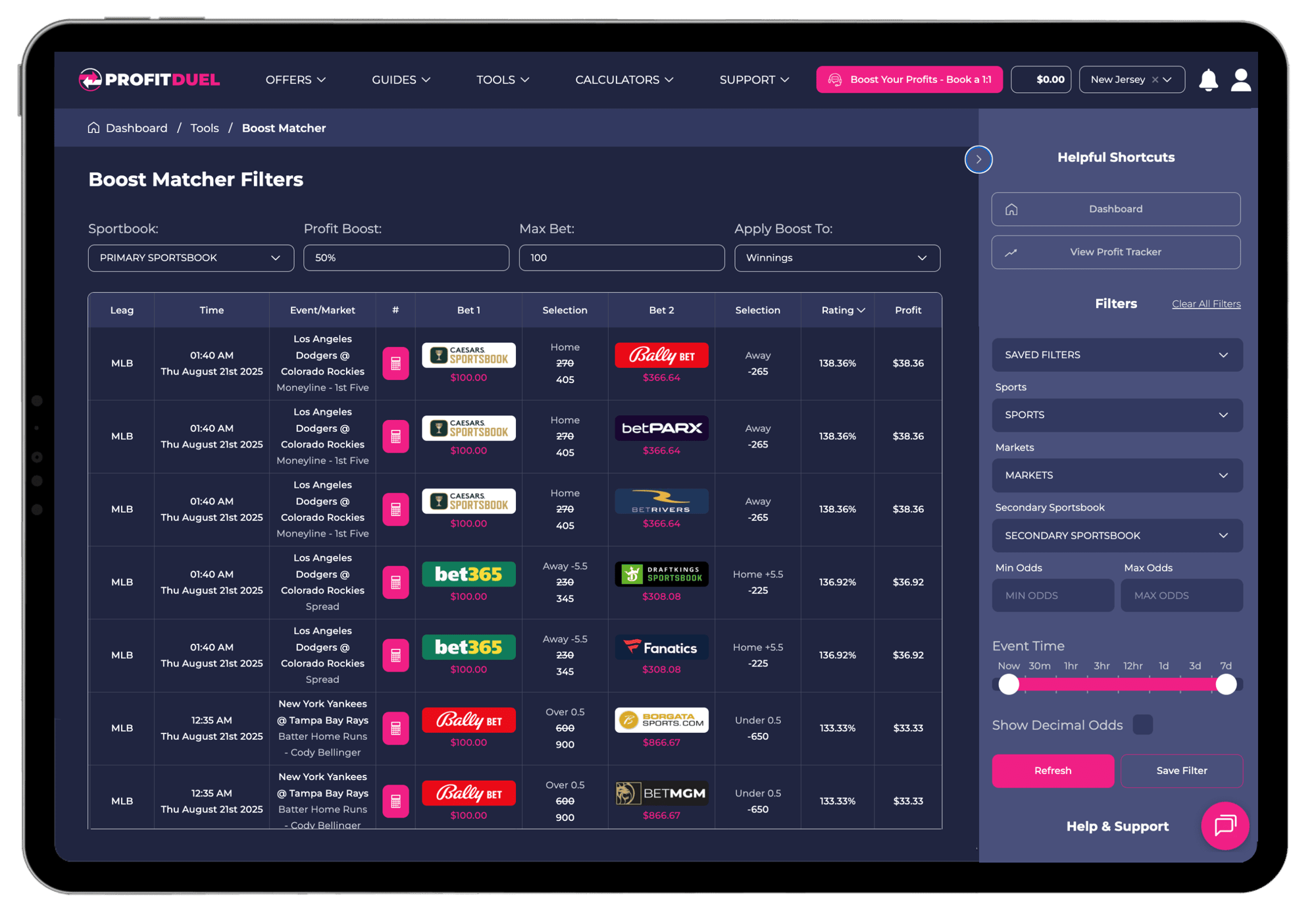 Boost matcher main Screen1 Boost matcher main Screen1