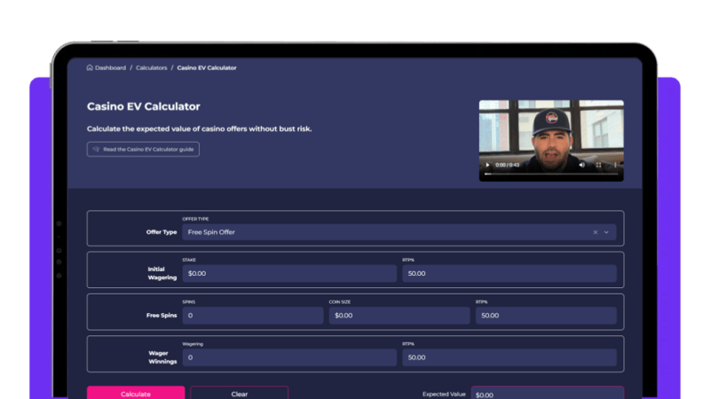 Casino EV calculator