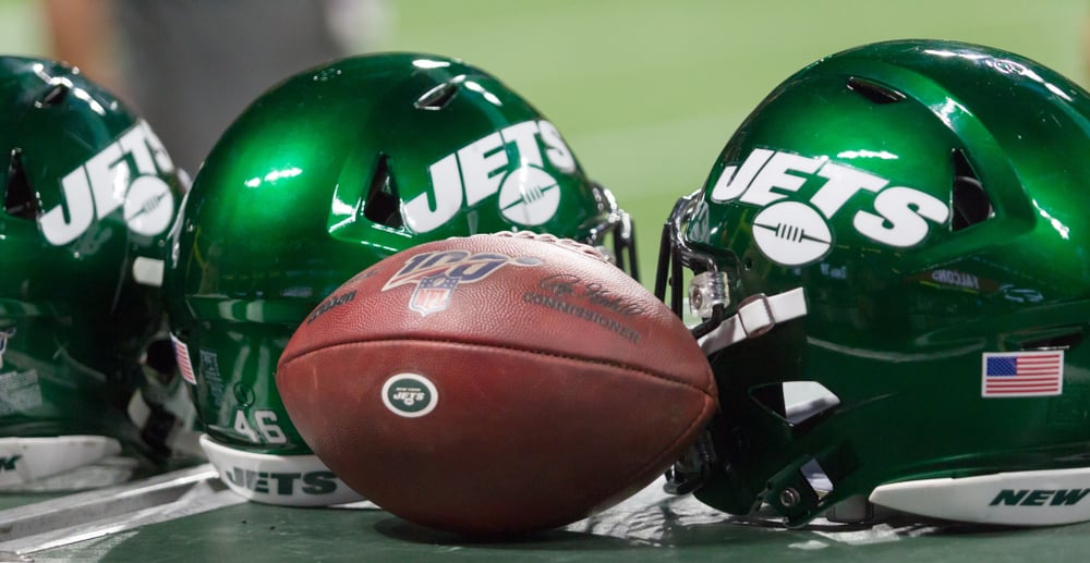 Jets helmet football