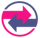 ProfitDuel Icon Pink Navy