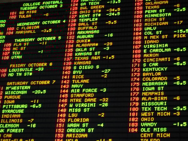 List of sportsbooks, odds and sports teams