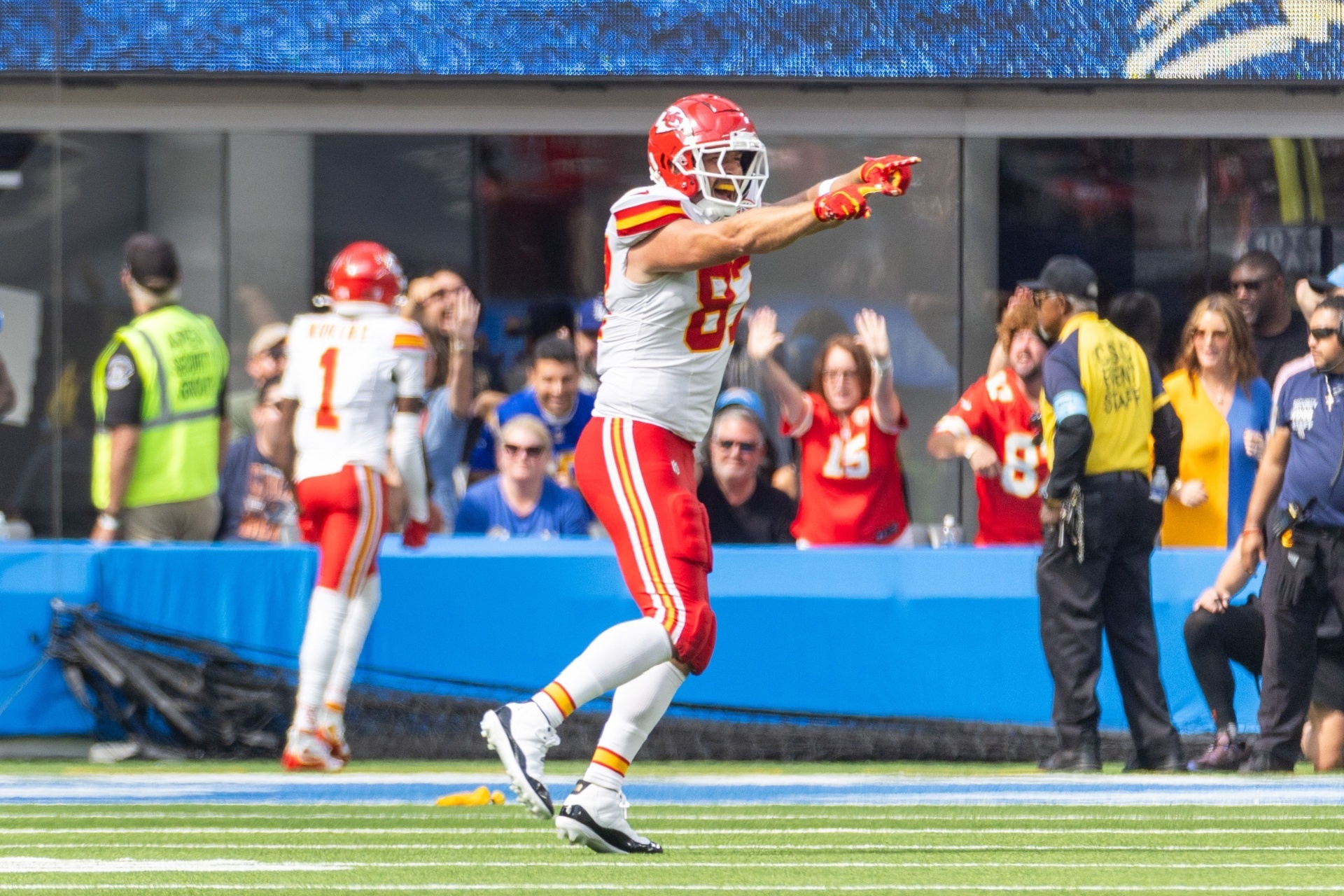 Travis Kelce for the Kansas City Chiefs