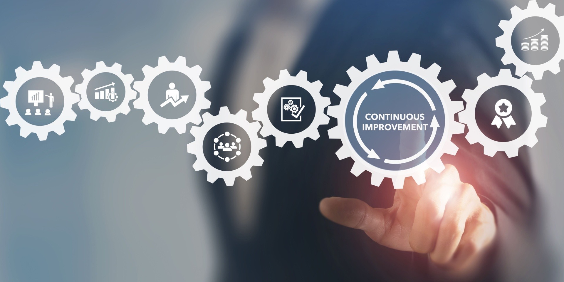 Continuous improvement graphic. 