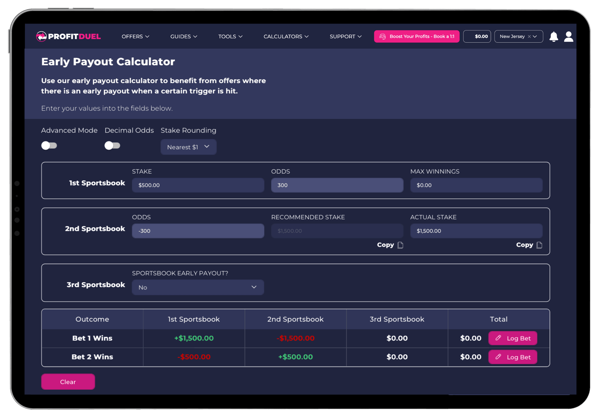 early payout screen 1 early payout screen 1