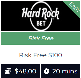 Hard Rock Bet risk free bet offer