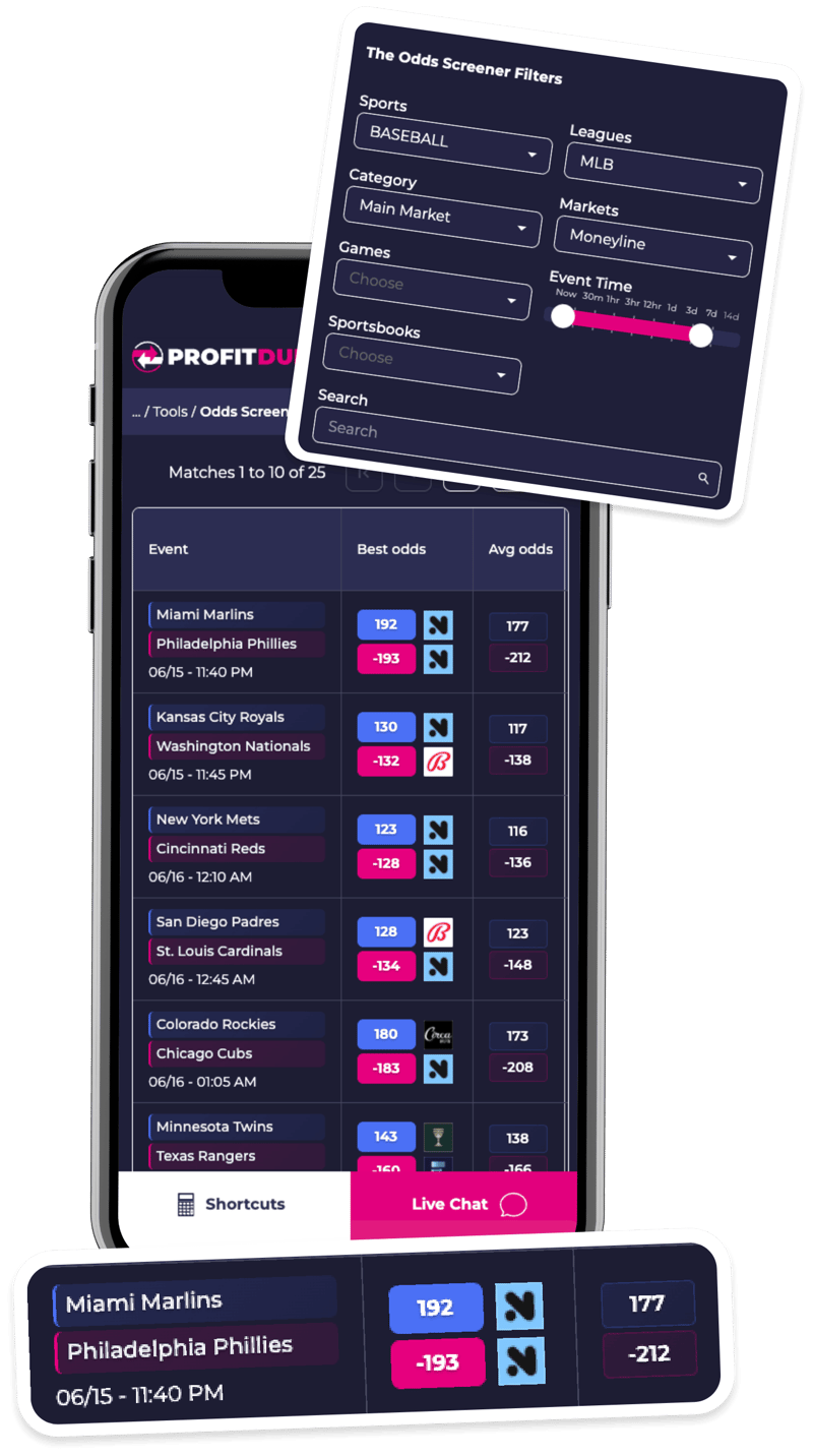 oddscreener mobile