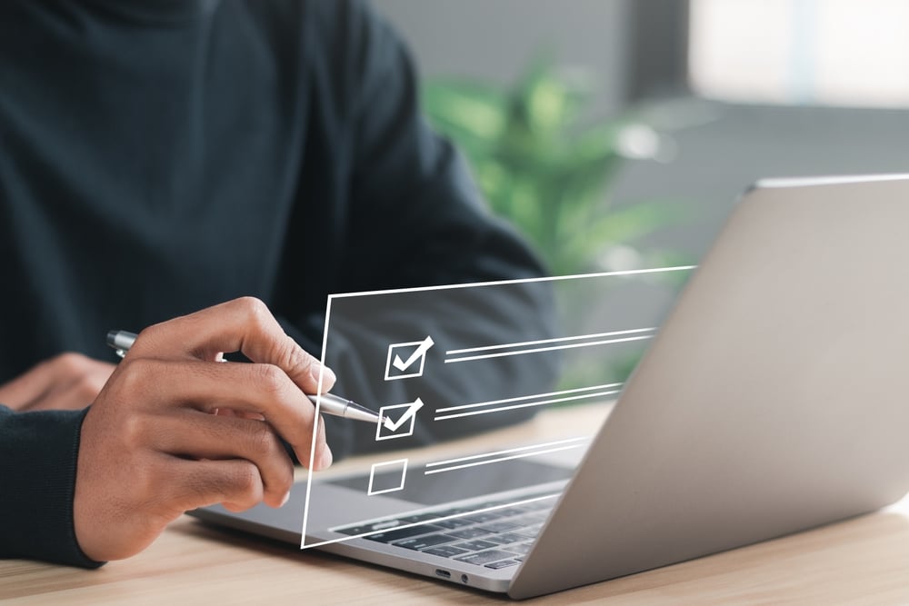 Person taking part in online survey