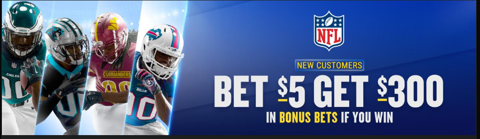 FanDuel NFL Promo: Bet $5, Get $300 in Bonus Bets