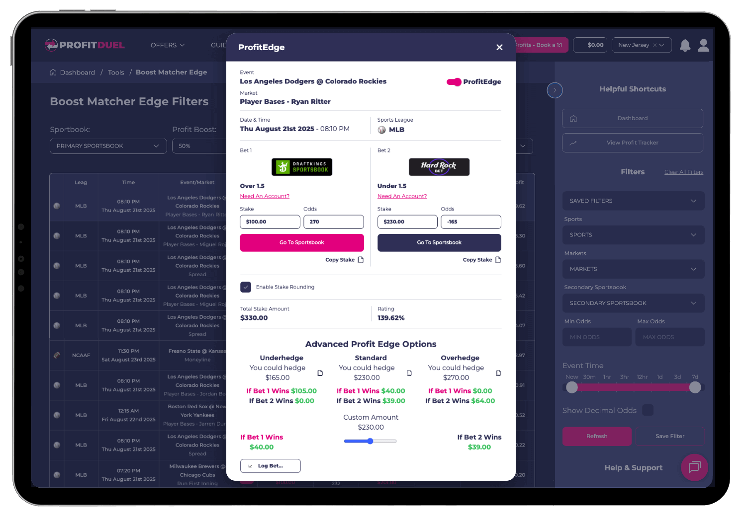 Boost matcher edge main Screen 1B Boost matcher edge main Screen 1B