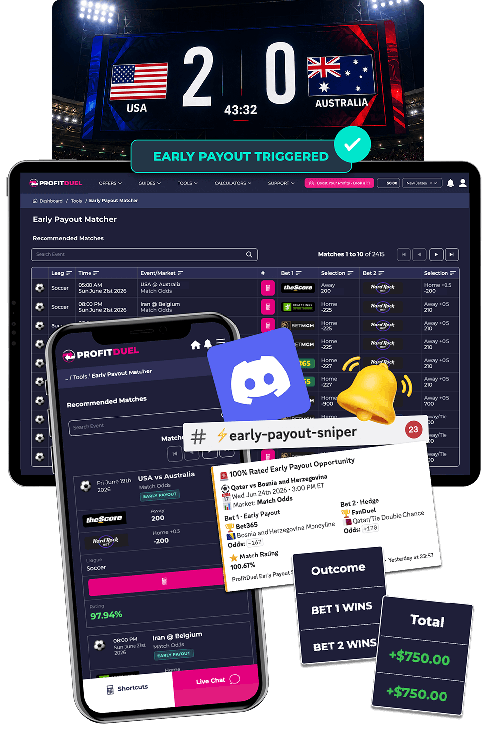 early payout collage